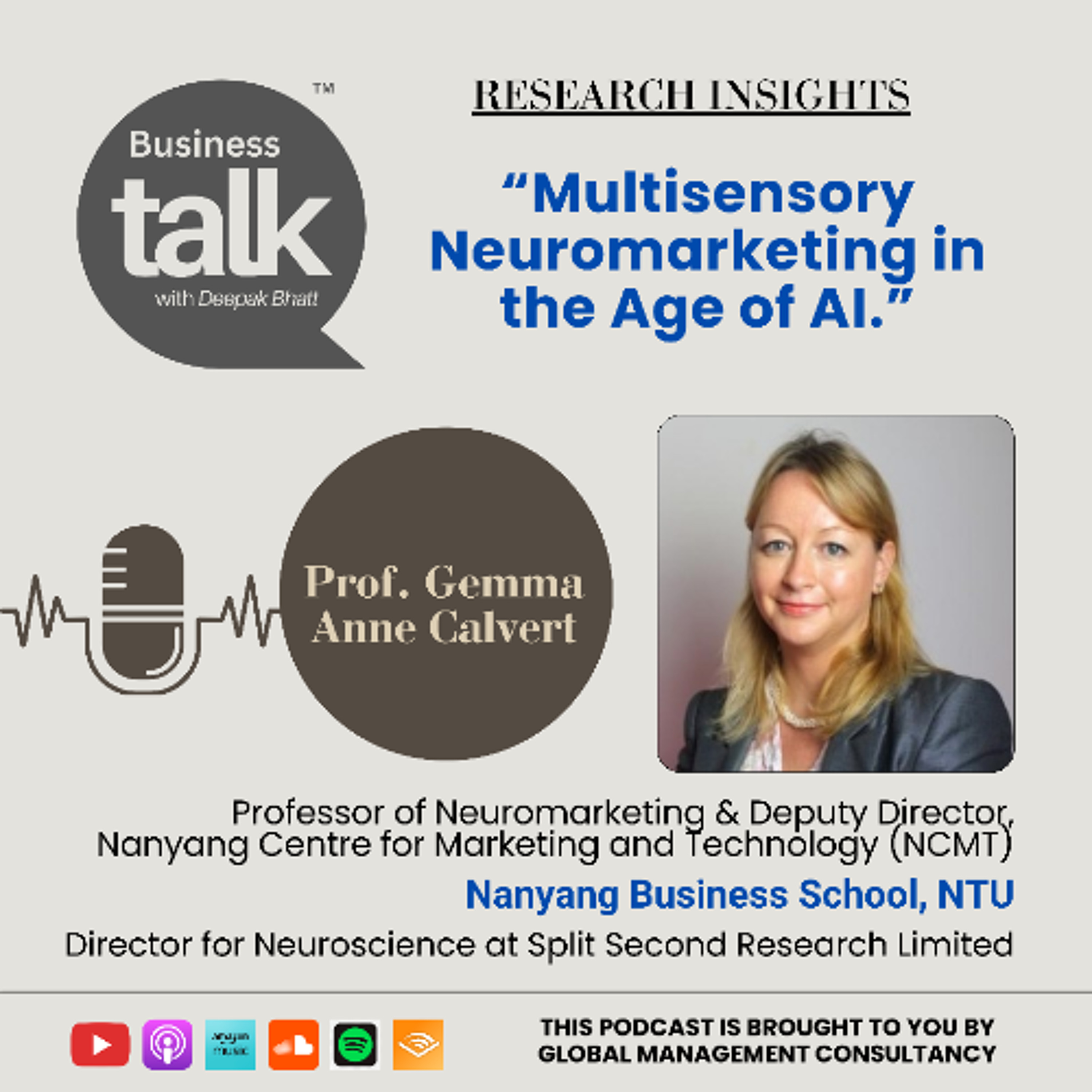AI Meets Brain Science: Prof. Gemma Calvert Reveals Multisensory Neuromarketing Secrets episode artwork