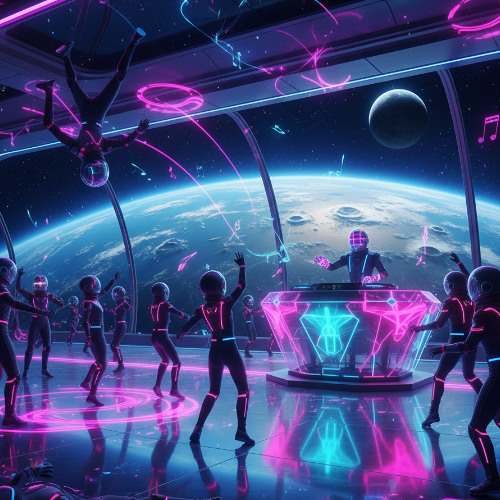 24 Hour party in space