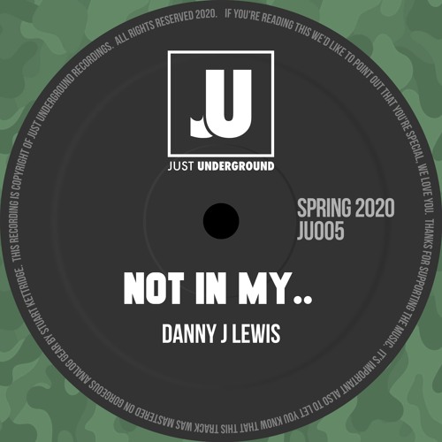 Danny J Lewis - Not In My (Radio Edit)
