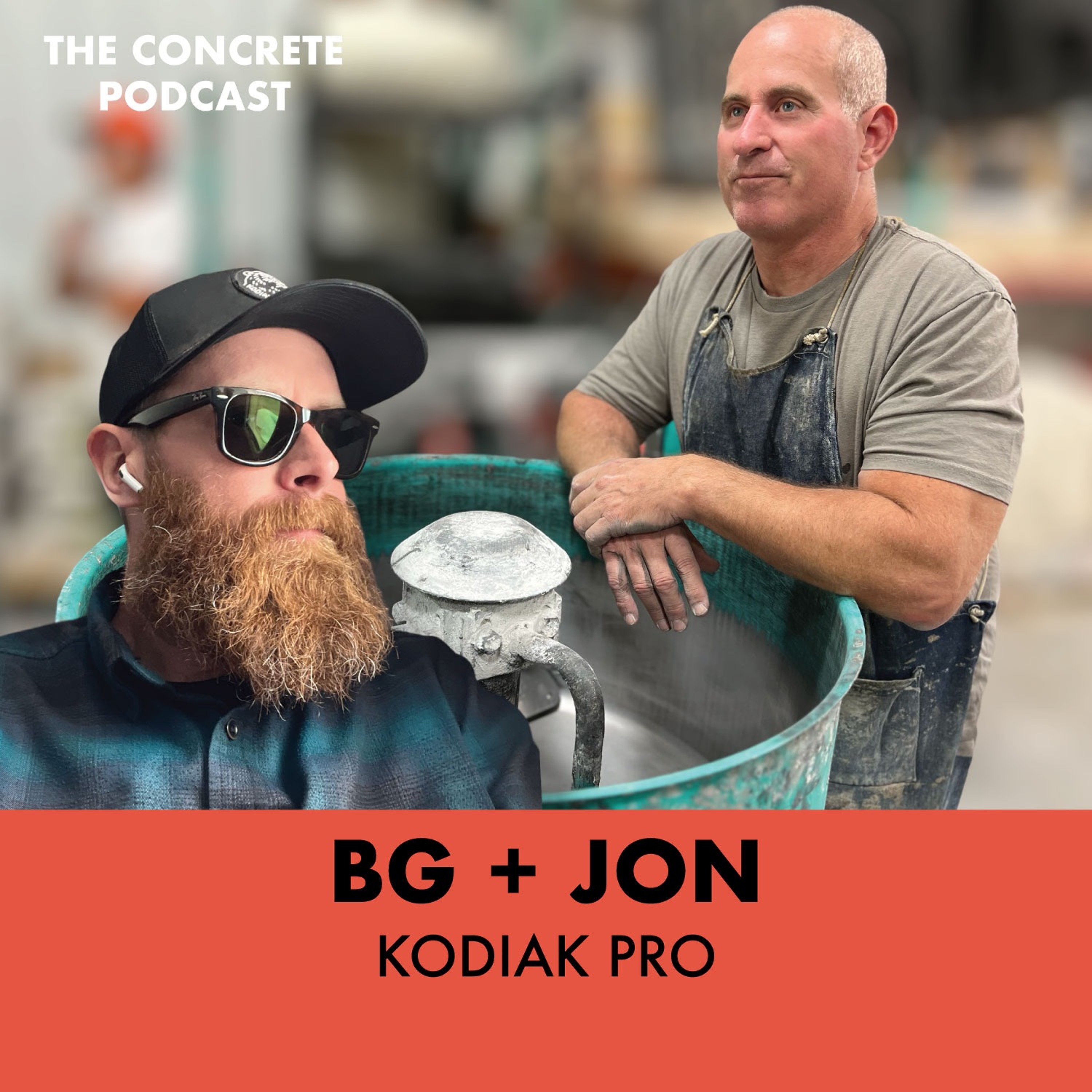BG + Jon, Kodiak Pro - Salesmen are the Death of Decorative Concrete + Steel Inlays episode artwork