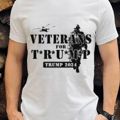 Veterans For Trump 2024 Tshirt