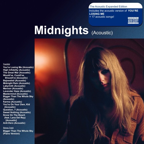 Stream SoundPost  Listen to Taylor Swift - Midnights (Acoustic) [Expanded  Edition] playlist online for free on SoundCloud