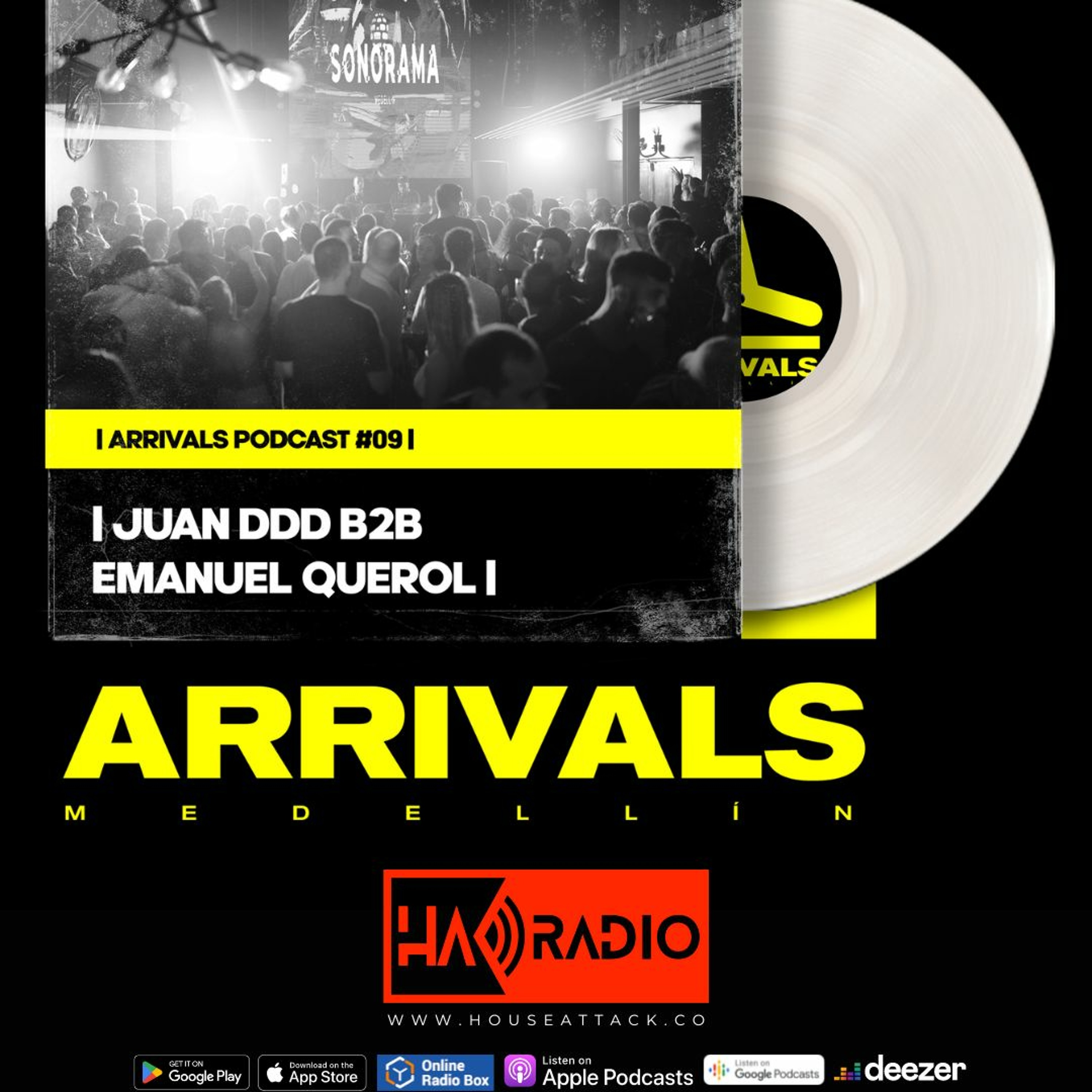 Arrivals Medellin - Podcast 09 - Juan DDD B2B Emanuel Querol episode artwork