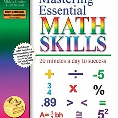 𝕯𝖔𝖜𝖓𝖑𝖔𝖆𝖉 PDF 📁 Mastering Essential Math Skills: 20 Minutes a Day to Succe