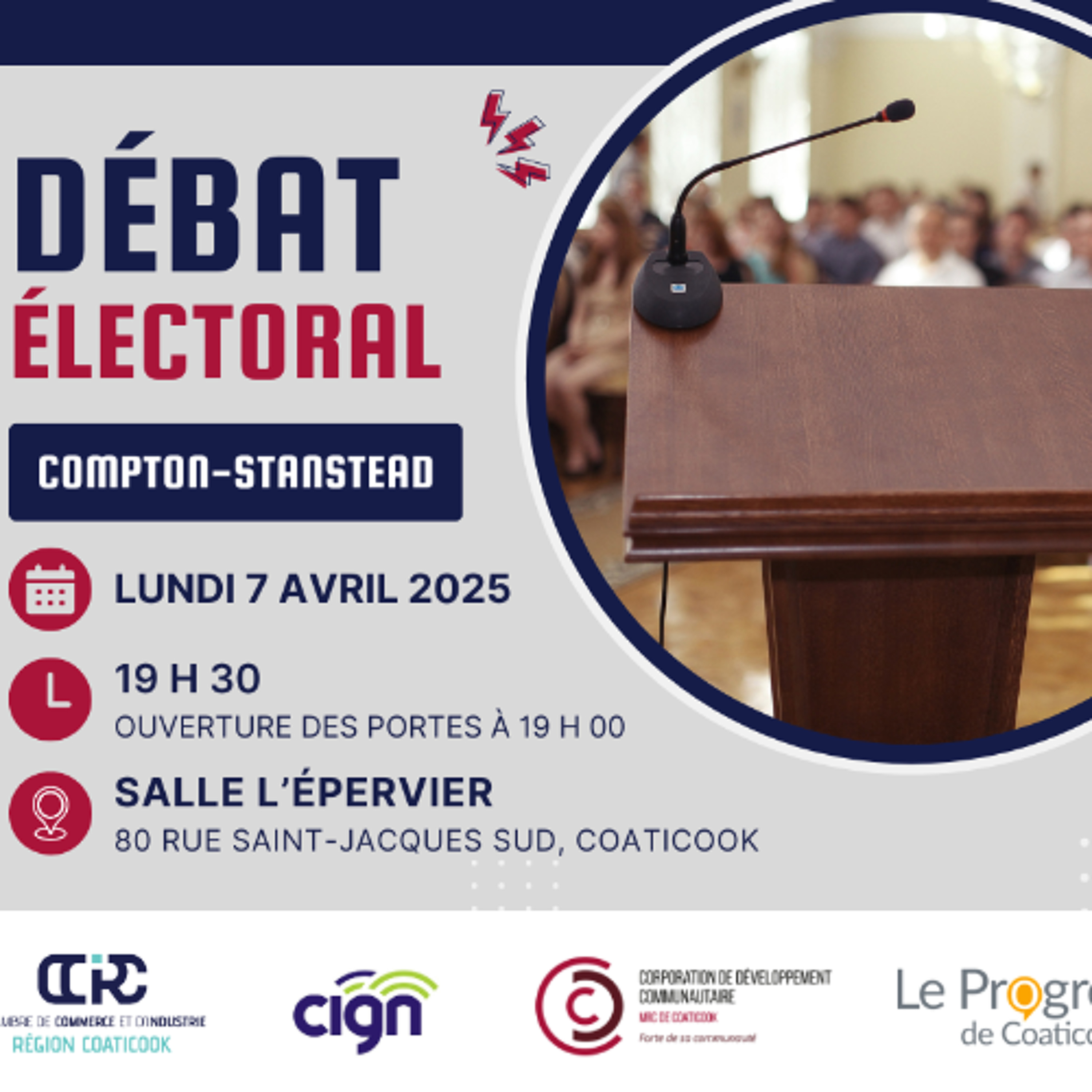 Débat Fédéral de Compton-Stanstead - 7 avril 2025 episode artwork