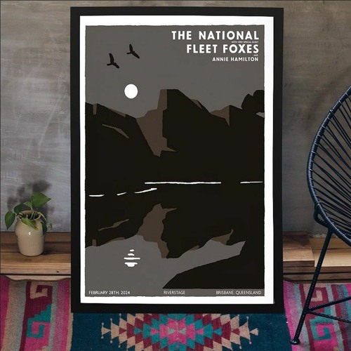 Stream The National 2282024 Riverstate Brisbane Queensland Poster by