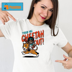 Tyreek Hill Cheetah Out Miami Dolphins Football Cartoon Shirt