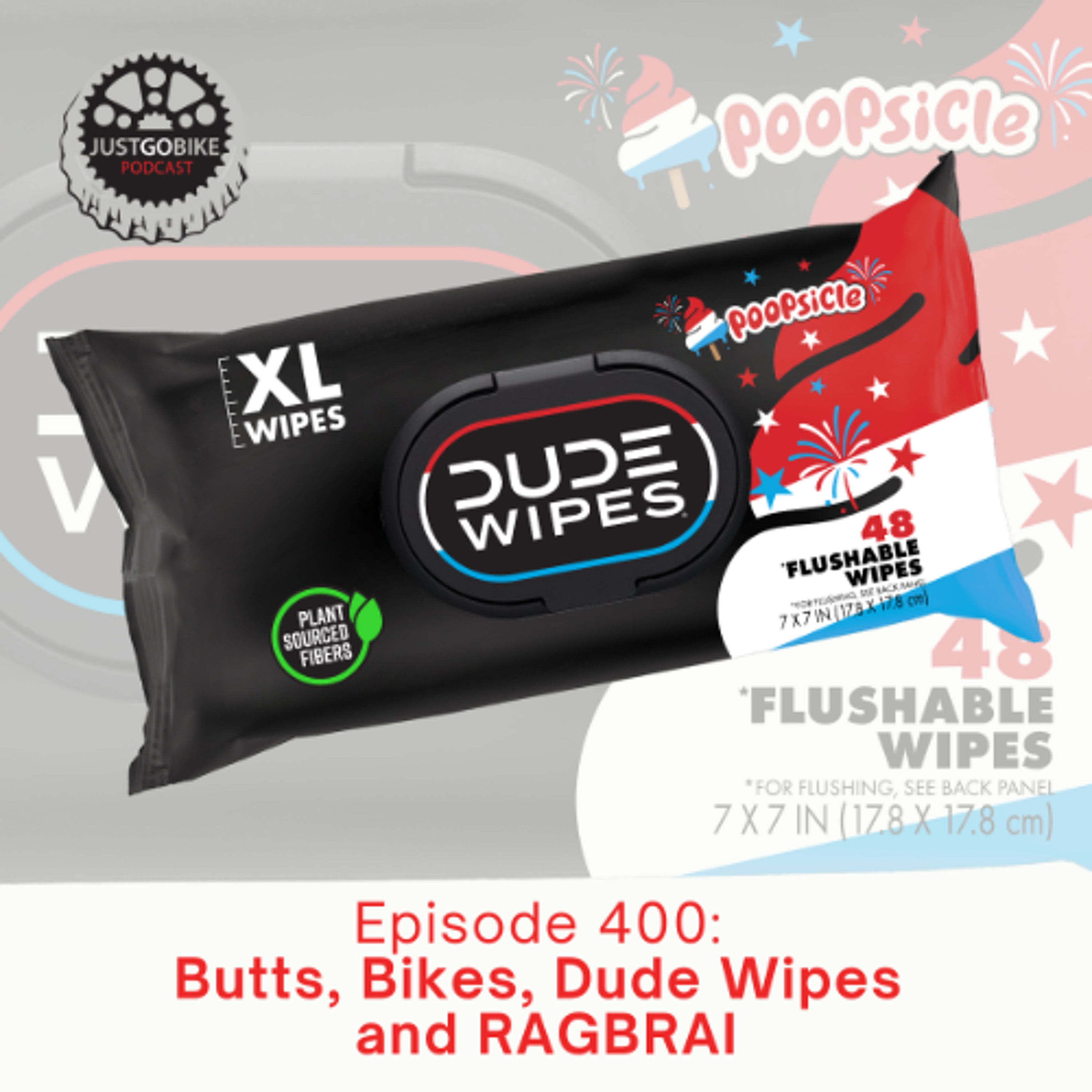 Episode 400: Butts, Bikes, Dude Wipes and RAGBRAI