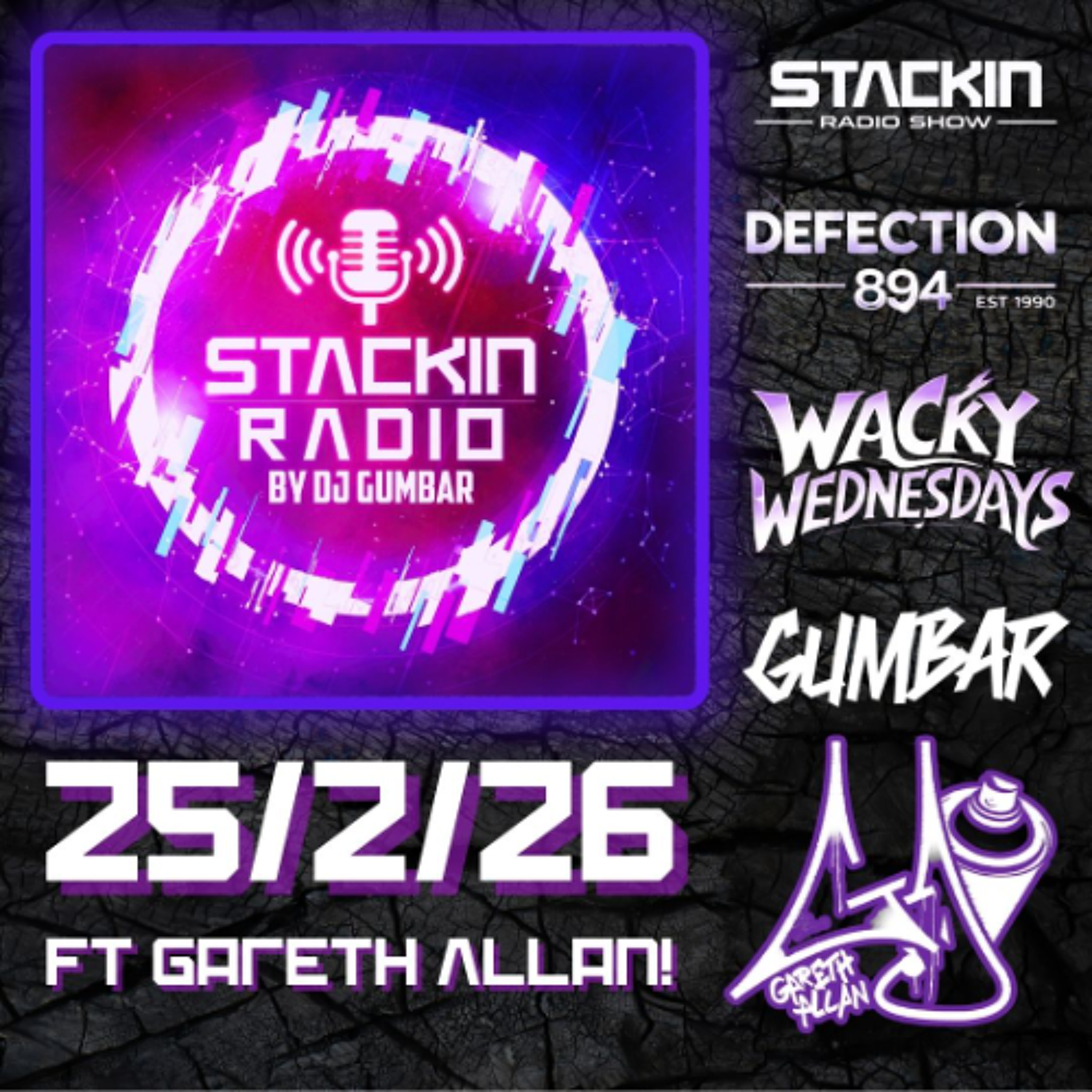 Stackin Radio Show 25/2/26 Ft. Gareth Allan On Defection Radio