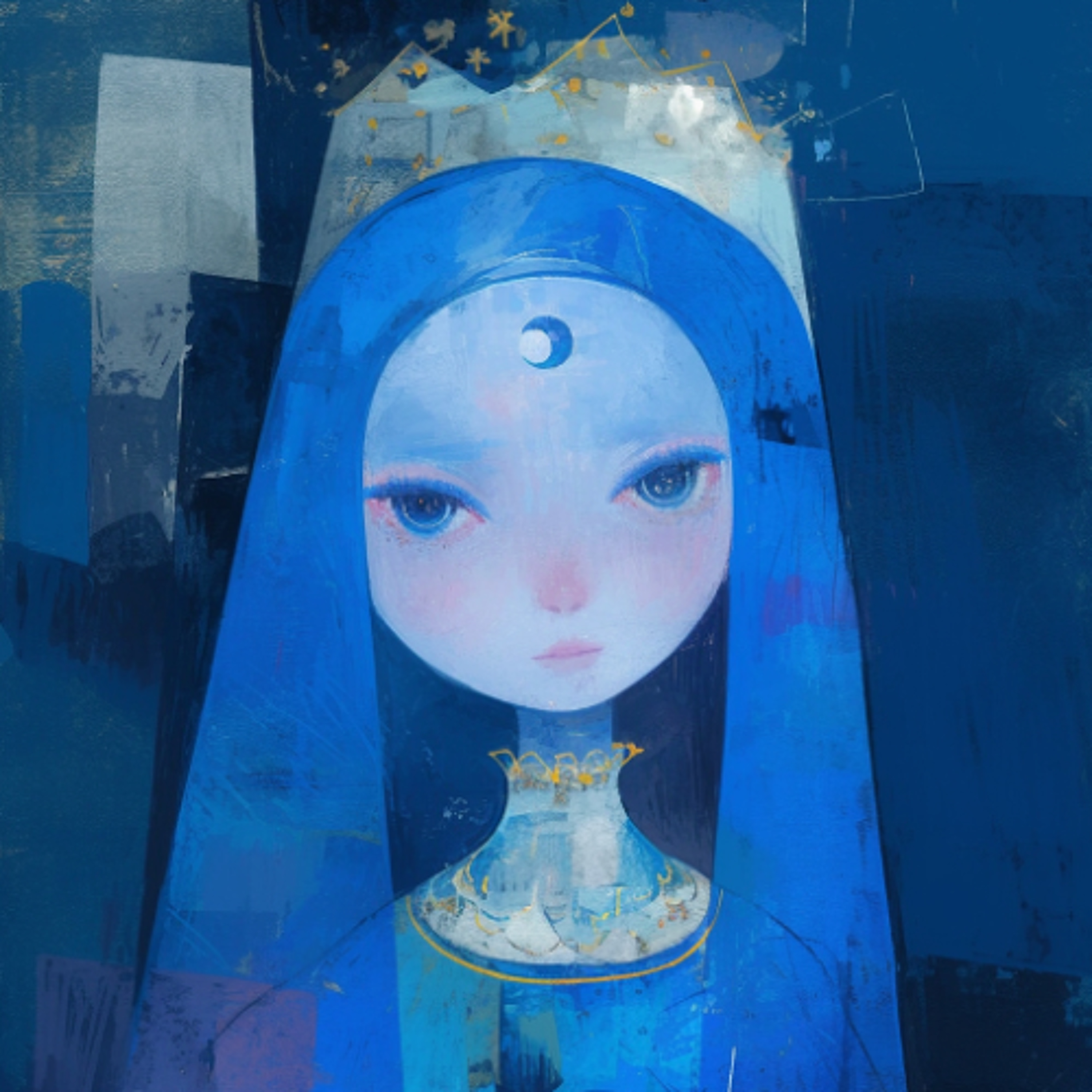 close o'ver her eyes and tears she sheds - #4132 (91R09 pc 404 left) by chair house 250407