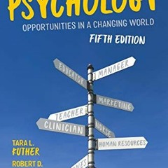 Read EPUB KINDLE PDF EBOOK Careers in Psychology: Opportunities in a Changing World b