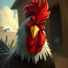 Angry cock