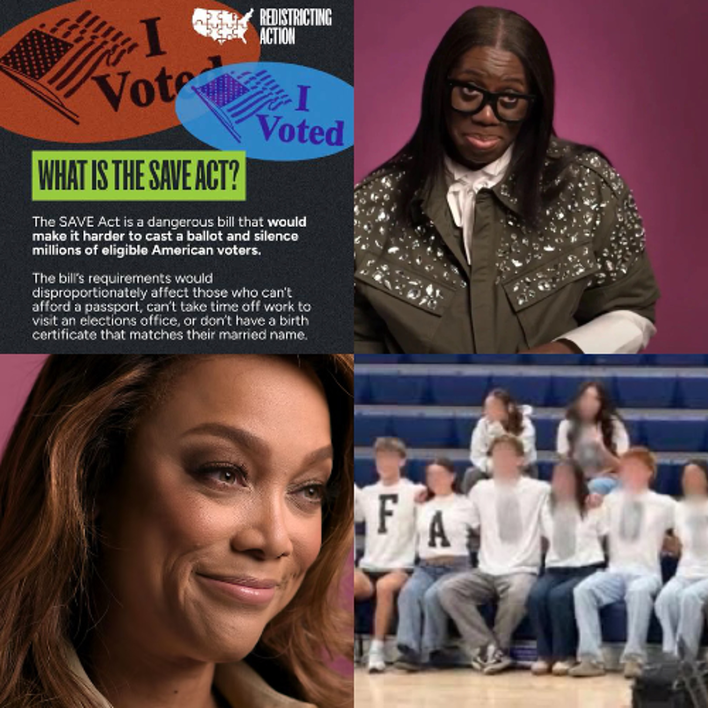 ANTM, the SAVE Act and Trending Visalia High School Photo with Miracle Jones
