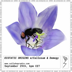 Ecstatic Origins w/ Callosum & Demegy 29.09.22