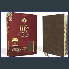 <PDF> ⚡ NIV, Life Application Study Bible, Third Edition, Large Print, Bonded Leather, Brown, Red