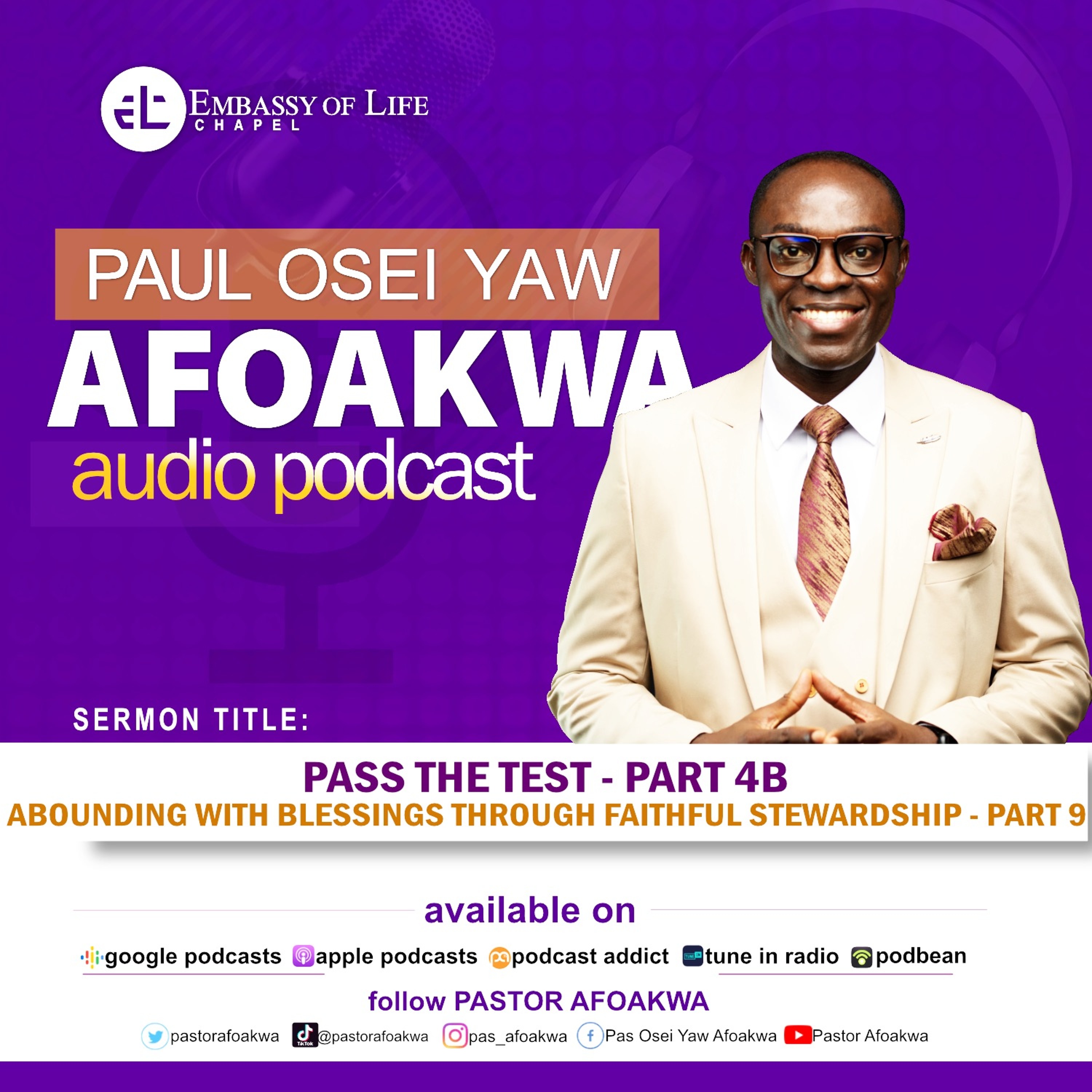 Pass The Test - Part 4B (Abounding With Blessings Through Faithful Stewardship -Part 9) episode artwork