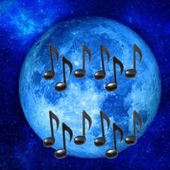 Blue moon on the moon from Starman