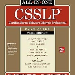 MOBI CSSLP Certified Secure Software Lifecycle Professional All-in-One Exam Guide, Third Editio