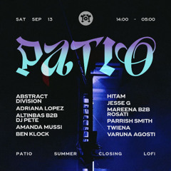 Live at Patio @ Lofi Amsterdam Sept 13/2025