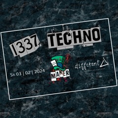 Live @ 1337 Techno (03 - 02 - 2024) Different Club Trier
