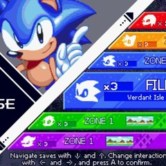 Sonic Galactic OST - Data select - "Blast off" <by: Sean Evans>