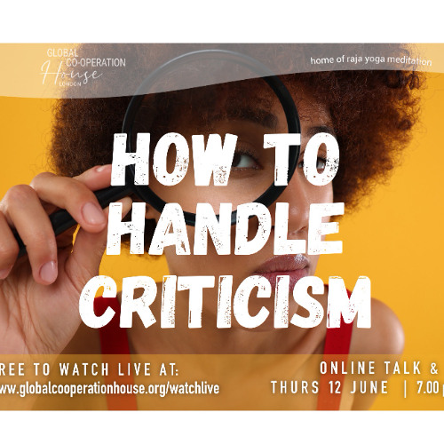 How to Handle Criticism - Neville Hodgkinson  - Thursday 12th June 2025