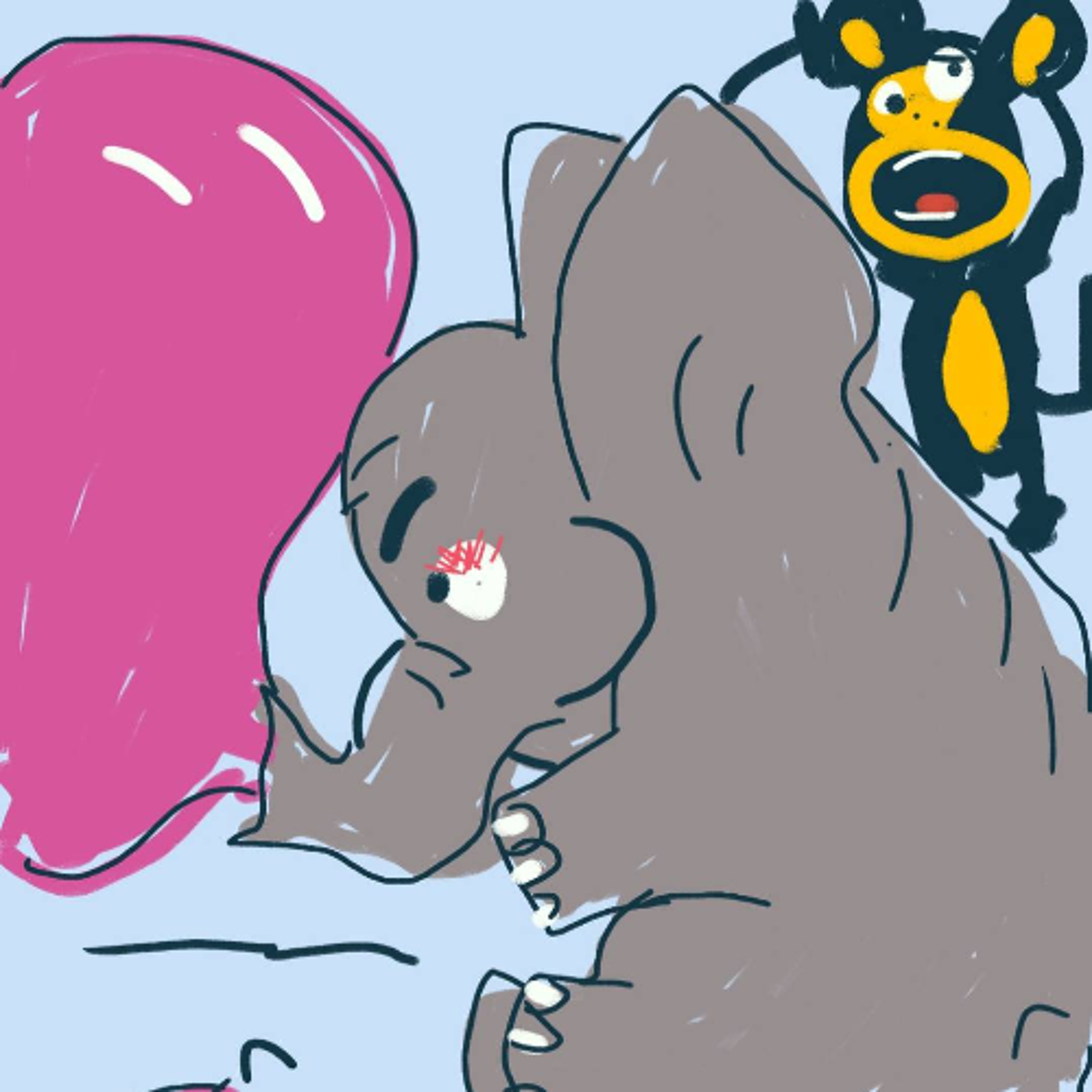 นิทานยิ้มแย้มแก้มใส (EP 523 นิทานชุด ช้างเบิ้ม ตอน งานเลี้ยงในหน้าร้อน) episode artwork