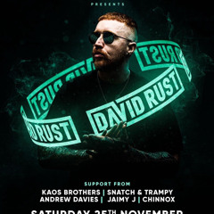 Opening Set for Logic presents David Rust Swansea 25/11/2023