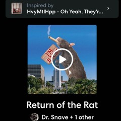 Return of the Rat... Nirvana/ theWipers #inspiredcover (w/ @dr_snave)