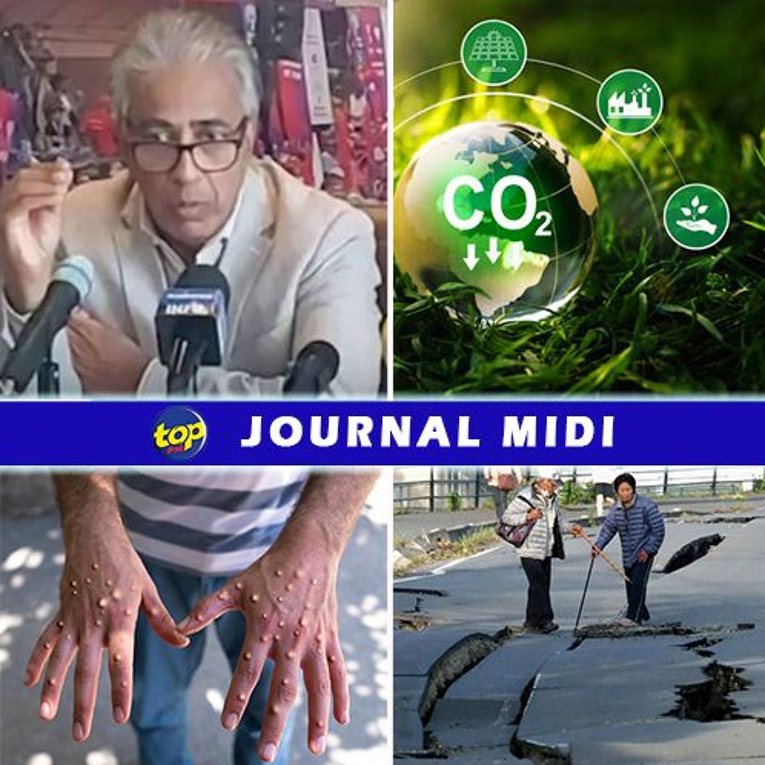 📻Le journal de midi de ce vendredi 9 août  2024