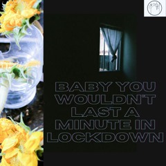 baby you wouldn't last a minute in lockdown