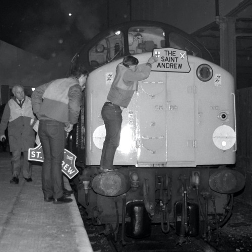 Railtour Memories - D200 on 1Z12 "The Saint Andrew" - Bolton to Edinburgh (9th Feb 1985)