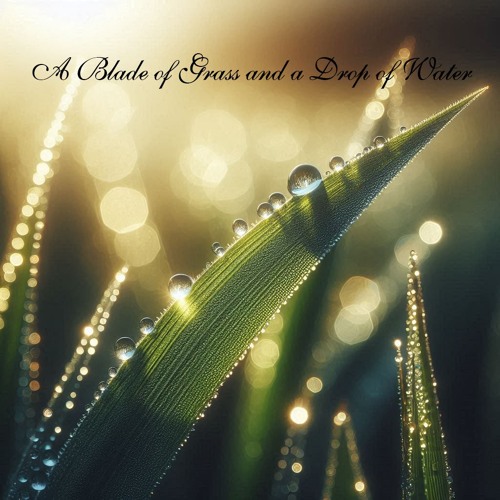 A Blade Of Grass And A Drop Of Water