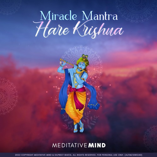 Hare Rama Hare Krishna Mantra Poster Mantra Print Spiritual 