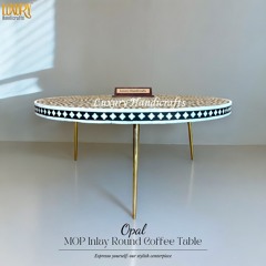Elegance Redefined The Allure Of Mother Of Pearl Coffee Tables