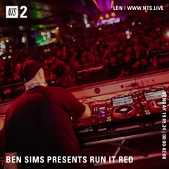BEN SIMS Pres RUN IT RED 110. May 2024