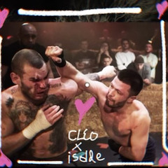 watching fights on tv prod. cleo walks through glass