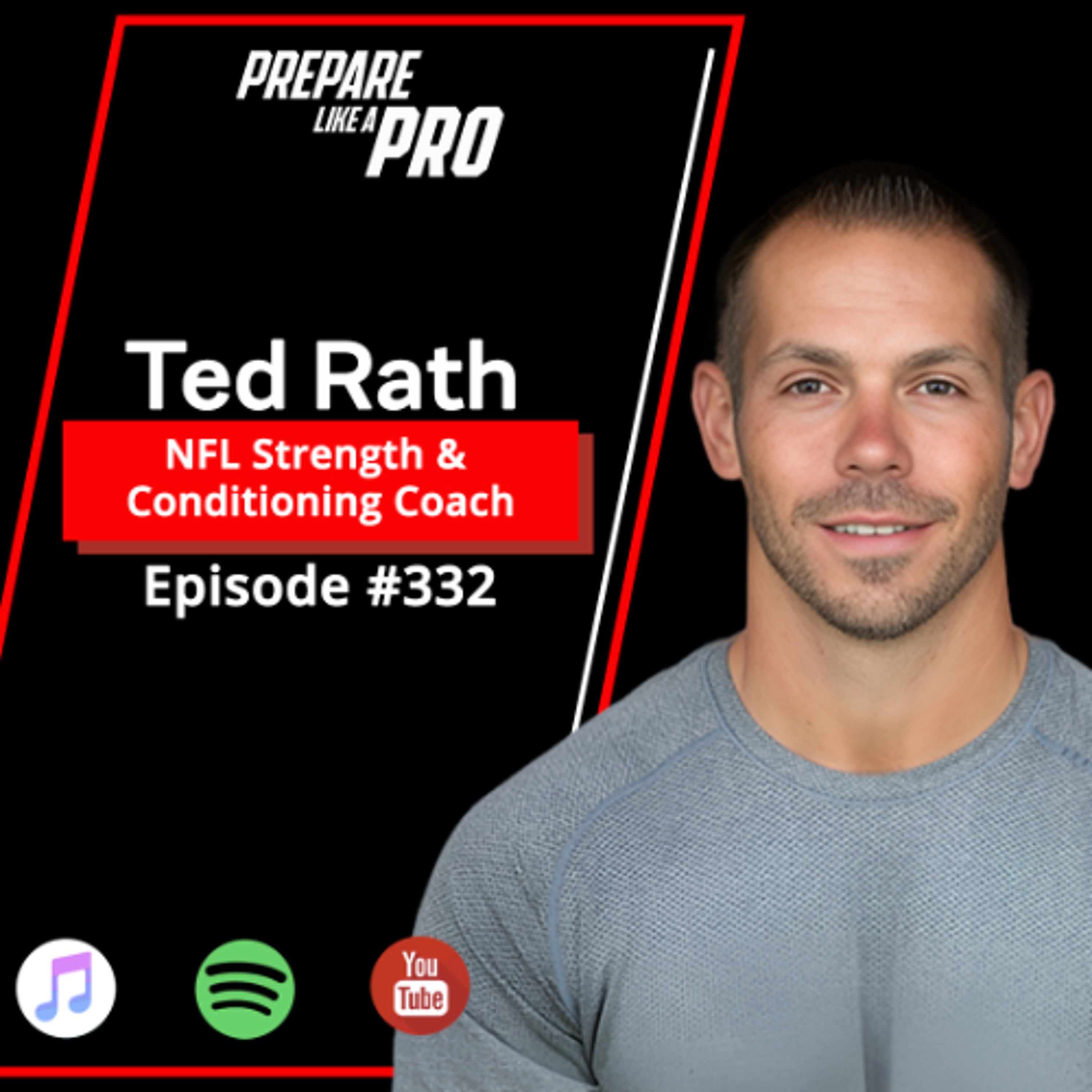 #332 - Ted Rath – NFL Strength & Conditioning Coach and Author of Beyond Comfort episode artwork