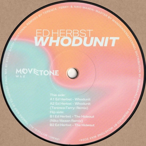 Ed Herbst - Whodunit (Incl. Terence :Terry: & Niko Maxen Remixes) (MVT003)