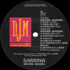 Sabrina - Cover Model (Piano Mix)