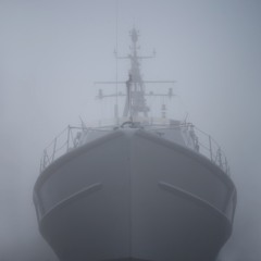As The Vessel Emerges From The Fog