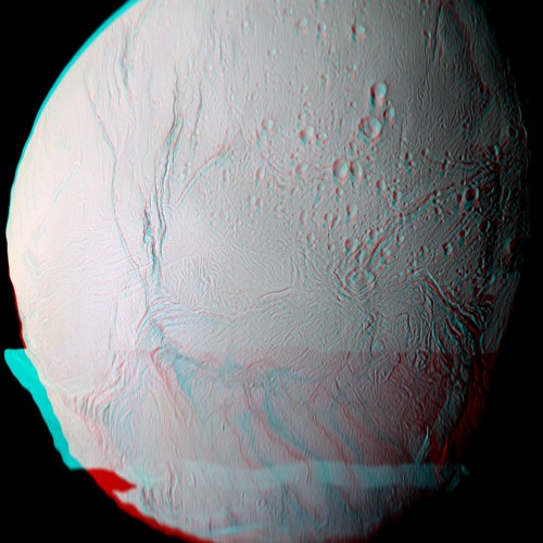 Orbit Over Enceladus