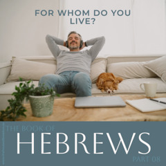Voice Note for 20241124 - Hebrews - Part 08 - For whom do you live