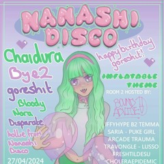 Nanashi Disco x Sound Advice - Promo mix from Choleraepidemic