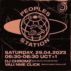 Peoples Station #9 on Jungletrain.net - 2023/04/30 DJ Chromz b2b Vali NME Click