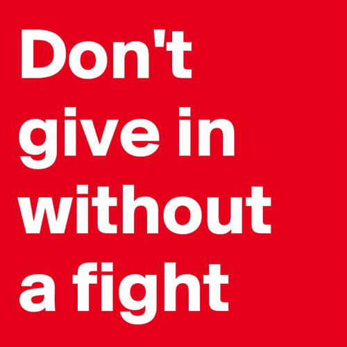 Don't Give In - Sasha JW