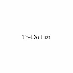 To-Do List