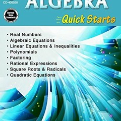 Recorded[ACCESS] [PDF EBOOK EPUB KINDLE] Mark Twain - Algebra Quick Starts, Grades 7 - 12 by