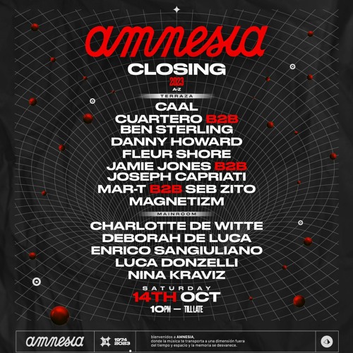 Danny Howard @ Amnesia Ibiza Closing Party 2023