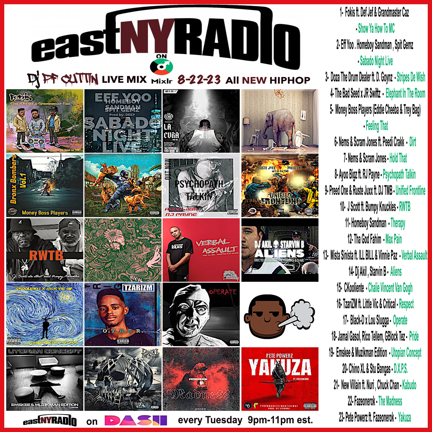EastNYRadio 8-22-23 mix